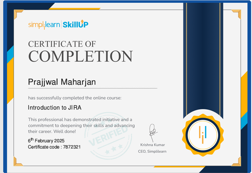 Certificate Preview