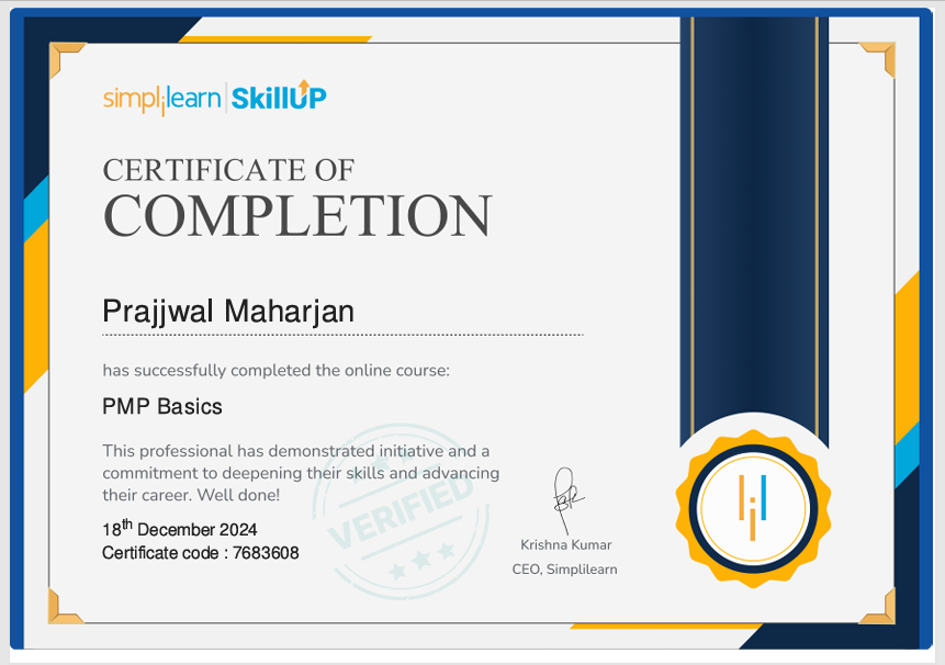 Certificate Preview
