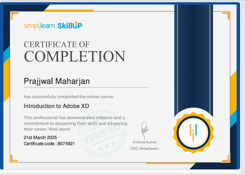 Certificate Preview
