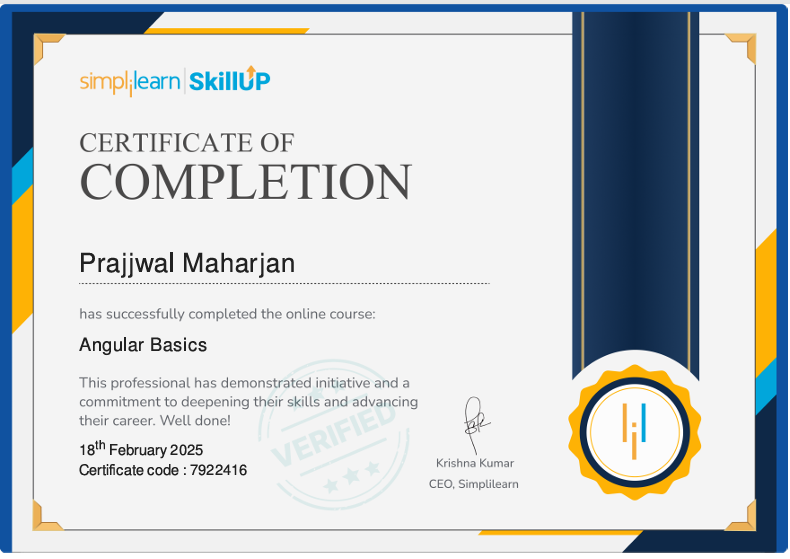 Certificate Preview