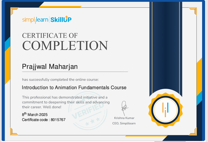 Certificate Preview