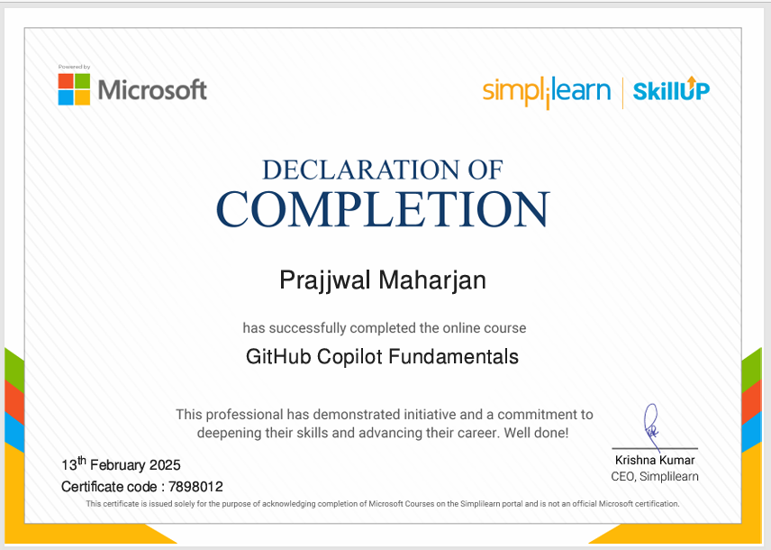 Certificate Preview