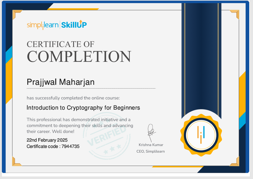 Certificate Preview