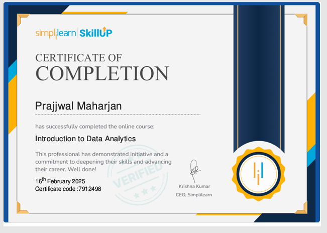 Certificate Preview