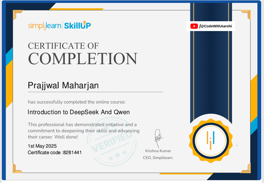 Certificate Preview