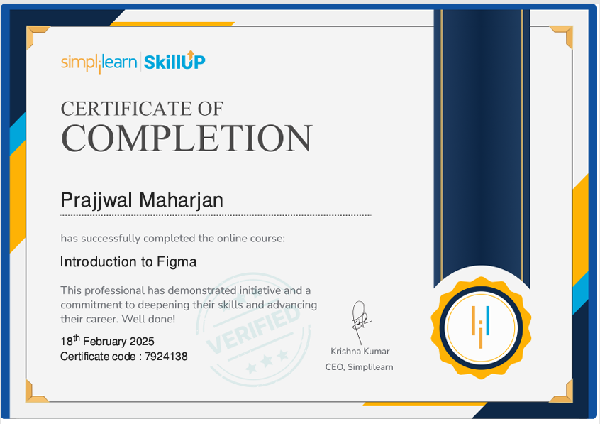 Certificate Preview