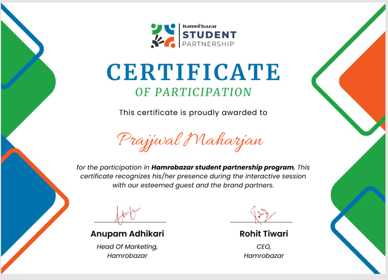Certificate Preview