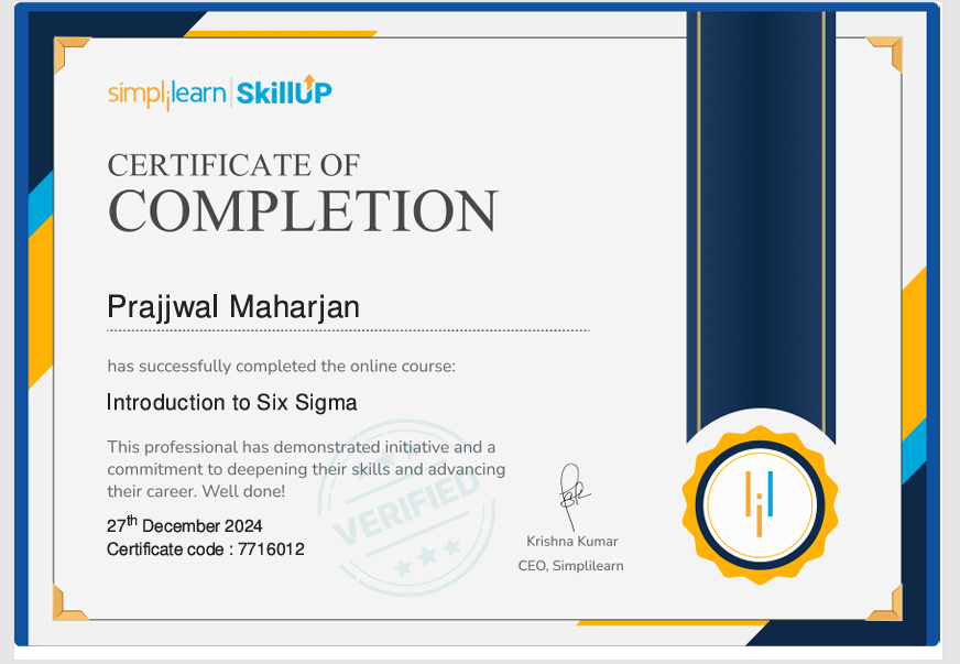 Certificate Preview